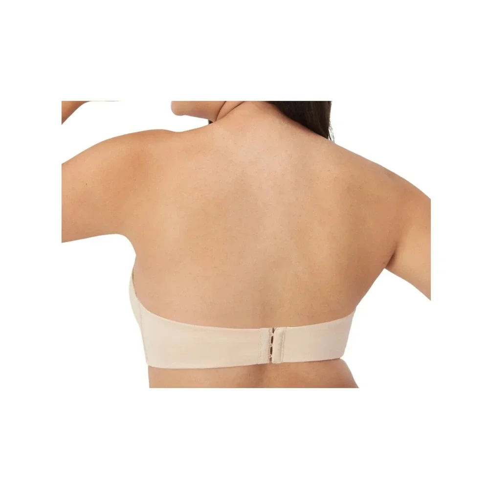 Maidenform Strapless Bra Strapless Bra 38DDD Nude Beige Convertible‎ Formal Prom